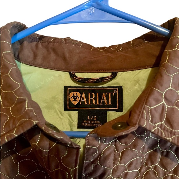 Ariat Quilted Snap Jacket Coat - Picture 3 of 6